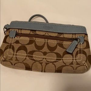 Coach wristlet free Coach key chain